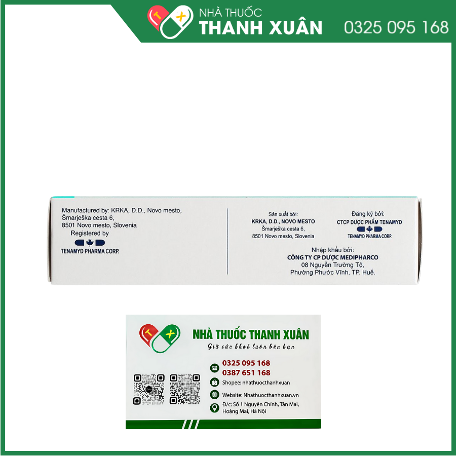 Bixebra 7.5 mg điều trị triệu chứng đau thắt ngực ổn định mạn tính, suy tim mạn tính